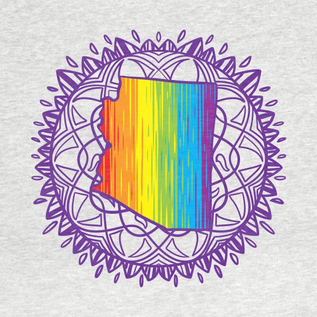 Arizona Mandala Pride by Manfish Inc.